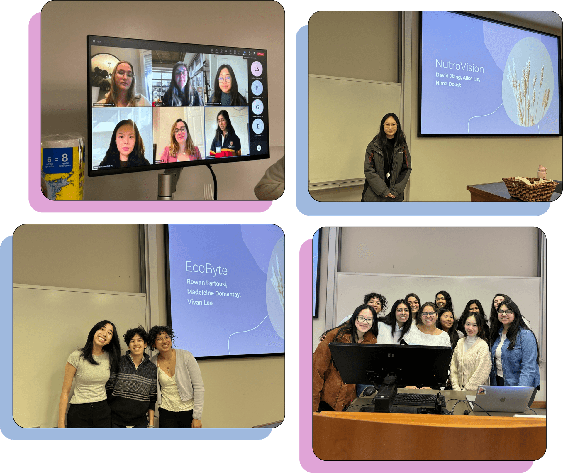 Collage of QWIC team pictures - smaller version